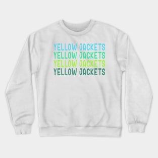 Yellow Jackets in Lights Crewneck Sweatshirt